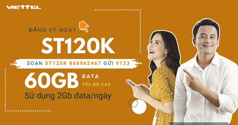 Gói ST120K của Viettel 120K