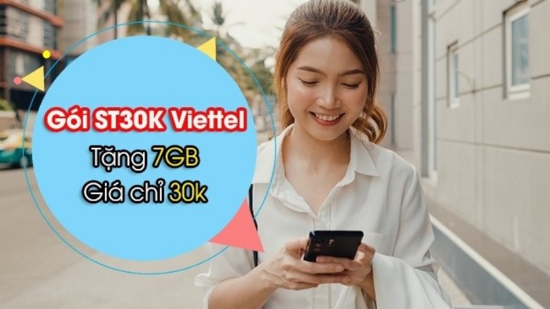 Cách đăng  ký gói 4G Viettel 30K 1 tháng