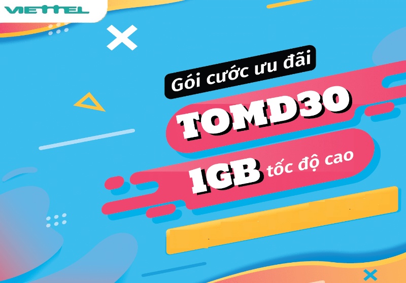 Gói 4G Viettel 1 tháng 30K có 1Gb data sử dụng không thời hạn