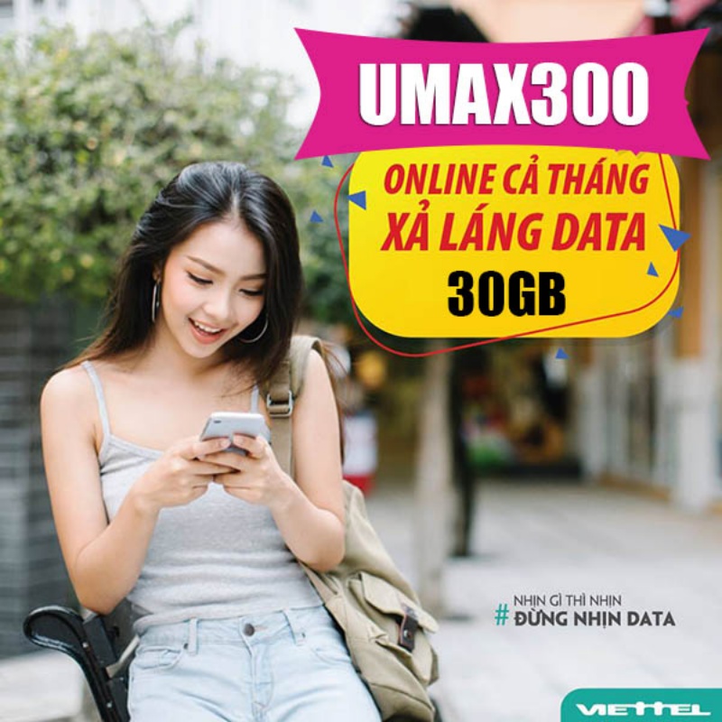 Cách đăng ký 4G Viettel 1 tháng cước phí 300K