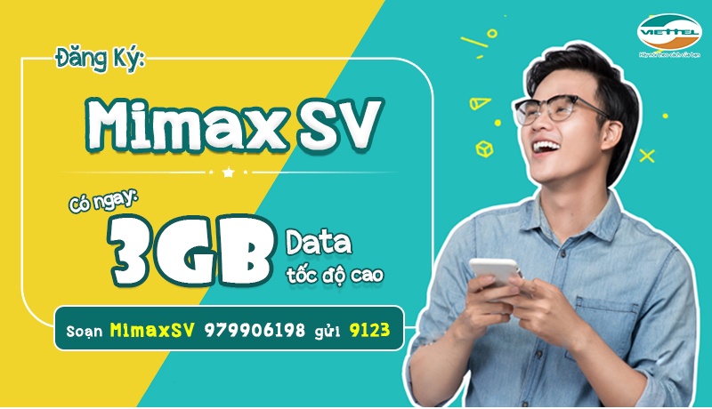 Gói MIMAXSV Viettel 50K 1 tháng không giới hạn data