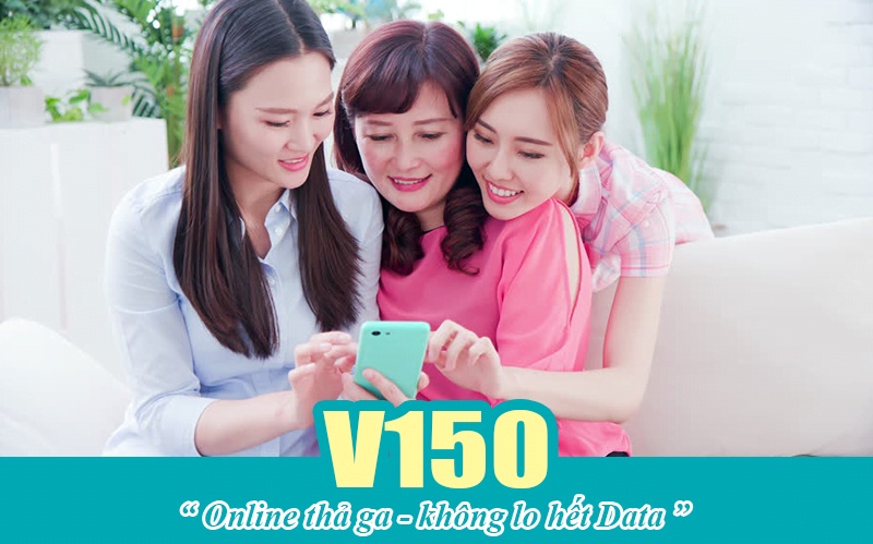 Đăng ký gói V150 bằng thao tác USSD *098#