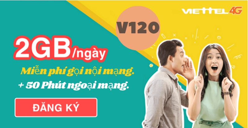 Hướng dẫn cách gán gói V120 Viettel 120k