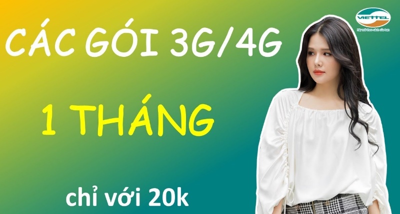 Điều kiện để đăng ký các gói cước 4G Viettel 20K 1 tháng