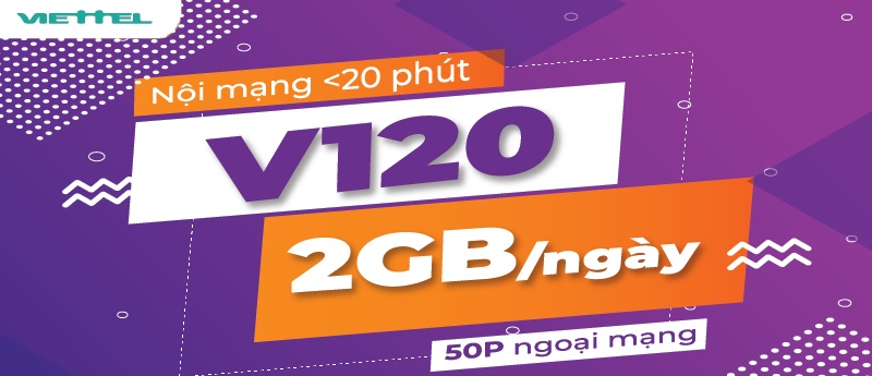 Đăng ký gói V120 của nhà mạng Viettel qua tổng đài 9123