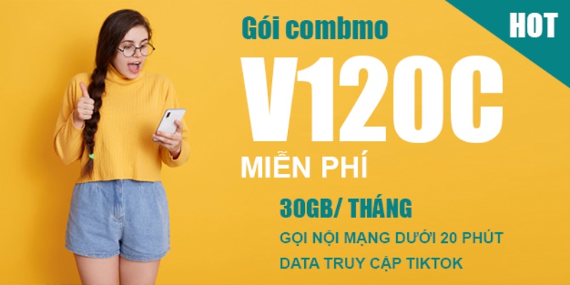 Đăng ký xem Tiktok Viettel bằng gói V120C