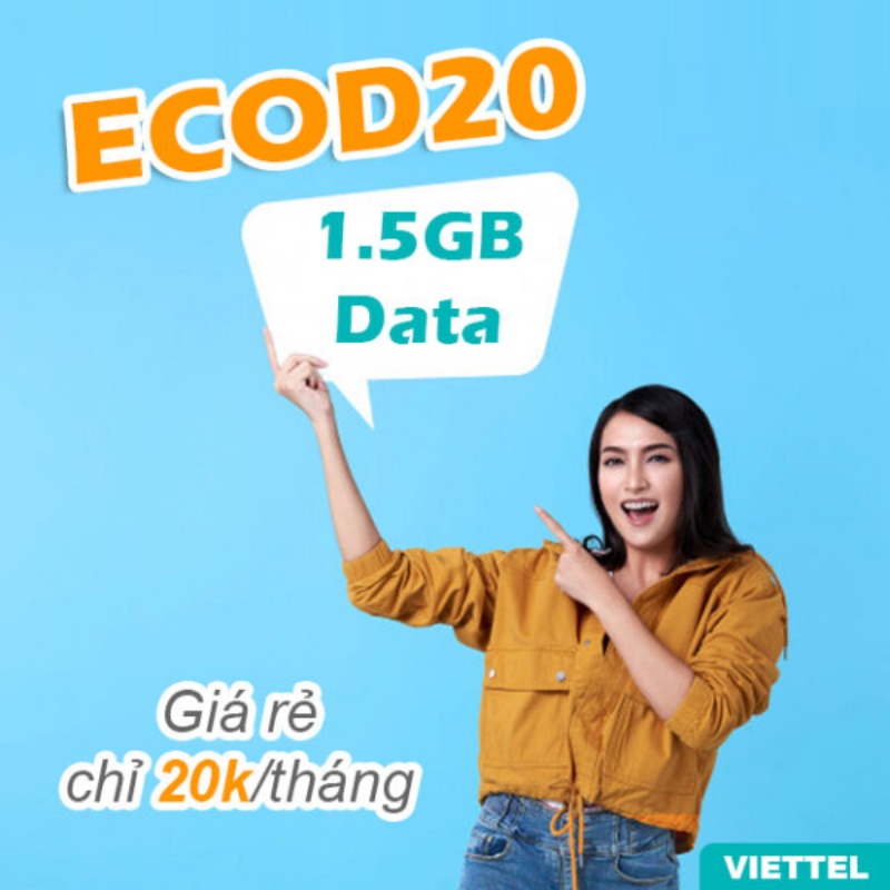 Gói 20K Viettel ECOD20