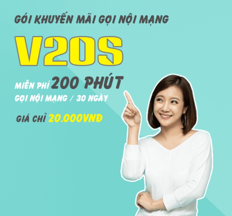 Chi tiết gói 20k Viettel V20S