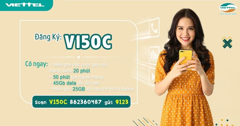 Gói V150C của Viettel được triển khai từ tháng 8/2020