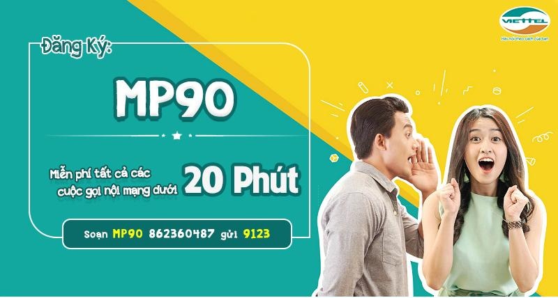 Đăng ký gói 90K Viettel gọi nội mạng