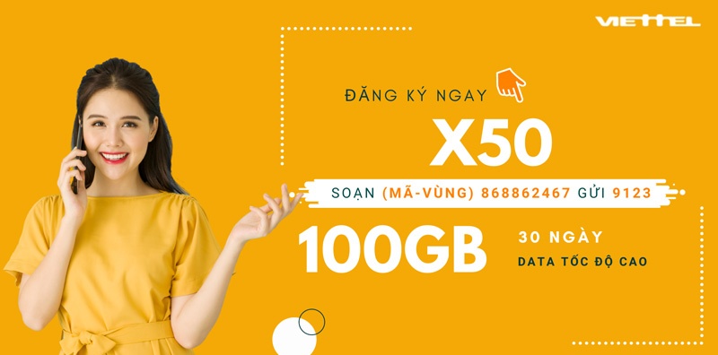 Một số lưu ý khi đăng ký gói cước 4G Viettel 50K 