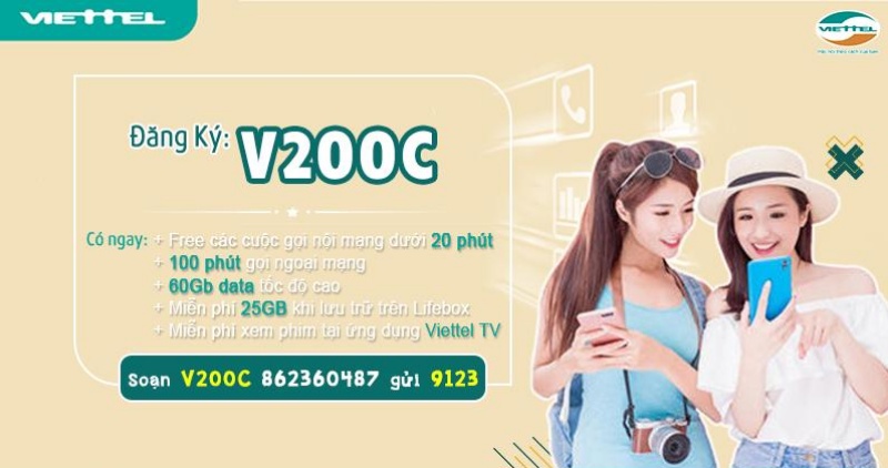 Gói V200C Viettel