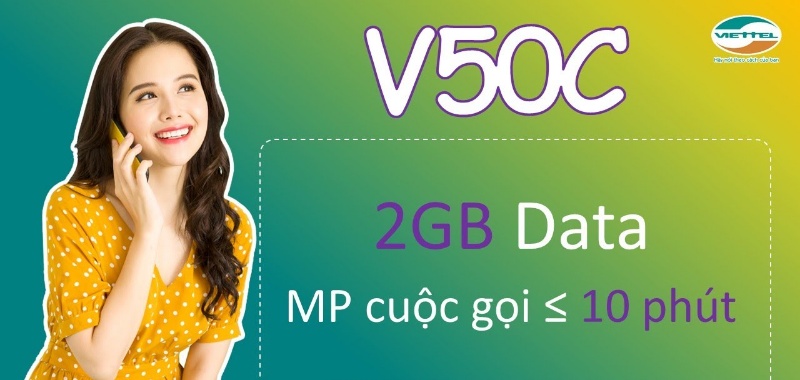 Gói V50C Viettel dành cho các thuê bao