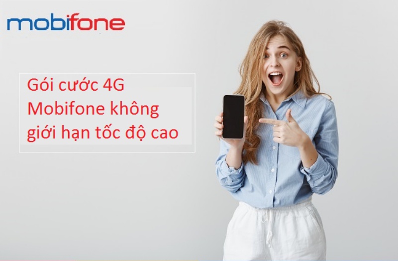 Thông tin chi tiết về gói cước 4G Mobifone không giới hạn tốc độ cao