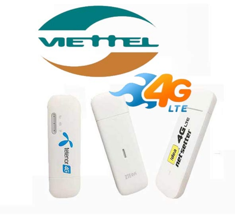 Dcom 4G chính là một USB modem 4G, thông qua sóng 4G sử dụng Dcom 4G để kết nối với mạng 4G tốc độ cao